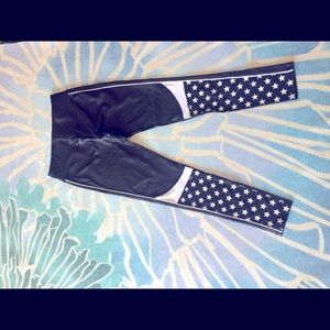 Electric yoga star struck leggings